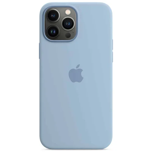 Silicone Backcover MagSafe Apple iPhone 13 Pro Max - Blue Fog