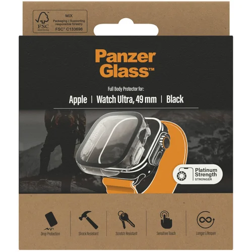 PanzerGlass Full Body Case Apple Watch Ultra – 49 mm – Zwart PanzerGlass Full Body Case Apple Watch Ultra – 49 mm – Zwart