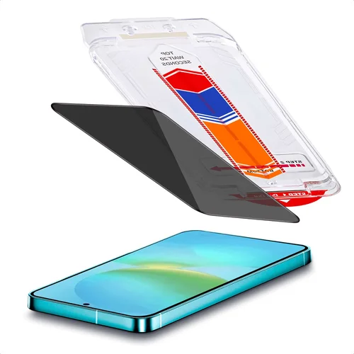 Accezz Gehard Glas Privacy Screenprotector + Applicator Samsung Galaxy A37 (5G)