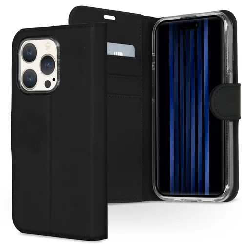 Accezz Wallet Softcase Bookcase iPhone 15 Pro – Zwart Accezz Wallet Softcase Bookcase iPhone 15 Pro – Zwart