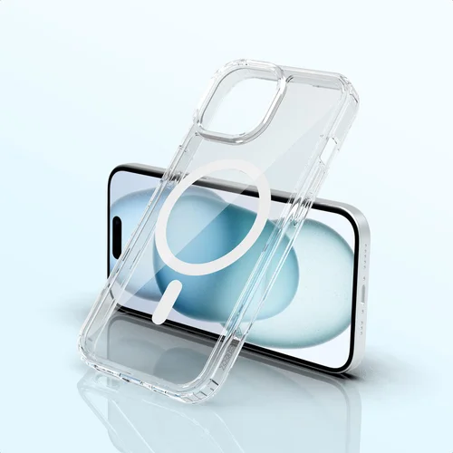 Accezz Xtreme Impact Backcover met MagSafe Apple iPhone 15 - Transparant