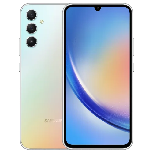 Samsung Galaxy A34 – 256GB Zilver – A Grade Refurbished Samsung Galaxy A34 – 256GB Zilver – A Grade Refurbished