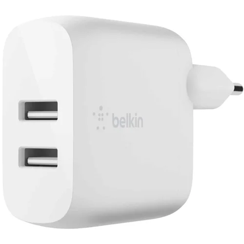 Belkin Boost↑Charge™ Dual USB Wall Charger + Lightning kabel – 24W – Wit