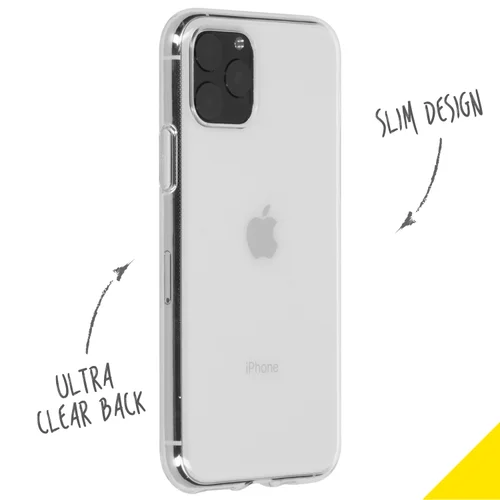 Accezz Clear Backcover Apple iPhone 11 Pro - Transparant