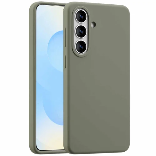Accezz Liquid Silicone Backcover met MagSafe Samsung Galaxy S26 Plus - Cooper Green