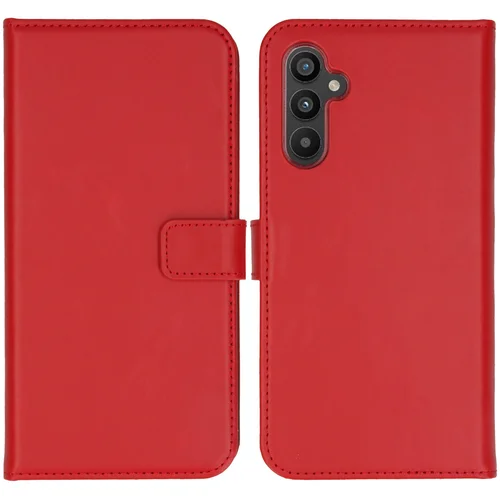 Selencia Echt Lederen Bookcase Samsung Galaxy A34 (5G) – Rood Selencia Echt Lederen Bookcase Samsung Galaxy A34 (5G) – Rood
