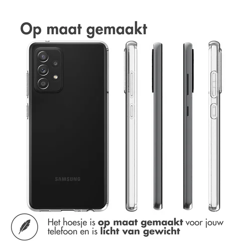 Accezz Clear Backcover Samsung Galaxy A52(s) (5G/4G) – Transparant