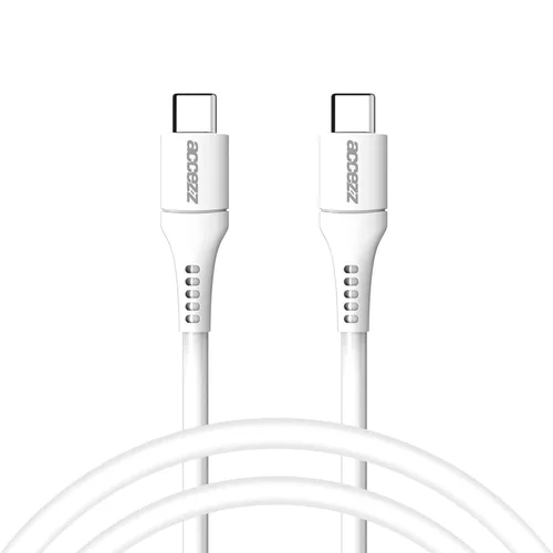 Accezz USB-C naar USB-C kabel – 1 meter – Wit