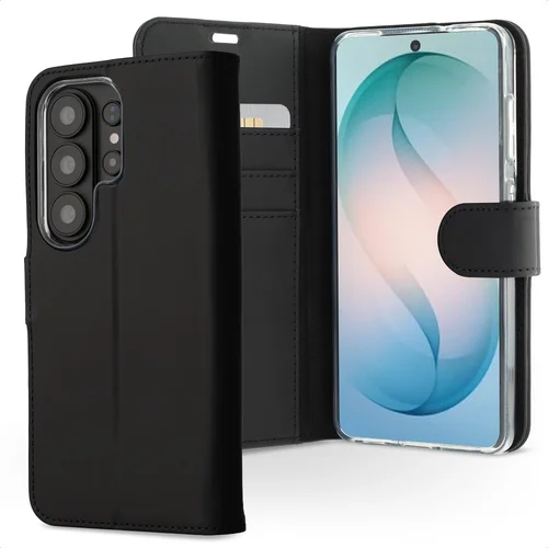 Accezz Wallet Softcase Bookcase Samsung Galaxy S26 Ultra - Zwart