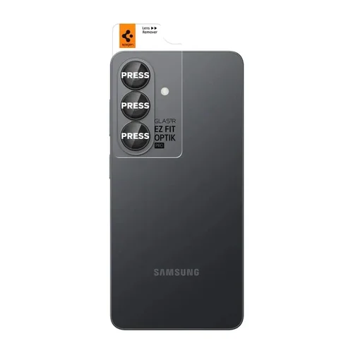 Spigen Optik Pro EZ Fit Lens Protector - Cameralens bescherming (2-pack) Samsung Galaxy S26 Plus - Zwart