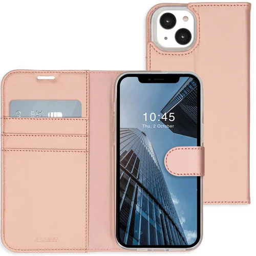 Accezz Wallet Softcase Bookcase iPhone 14 Plus – Rosé Goud