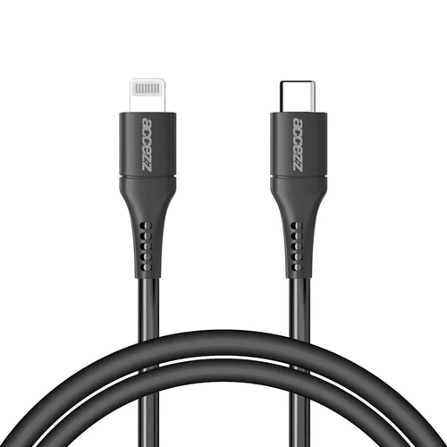 Accezz Lightning naar USB-C kabel – MFi certificering – 1 meter – Zwart Accezz Lightning naar USB-C kabel – MFi certificering – 1 meter – Zwart