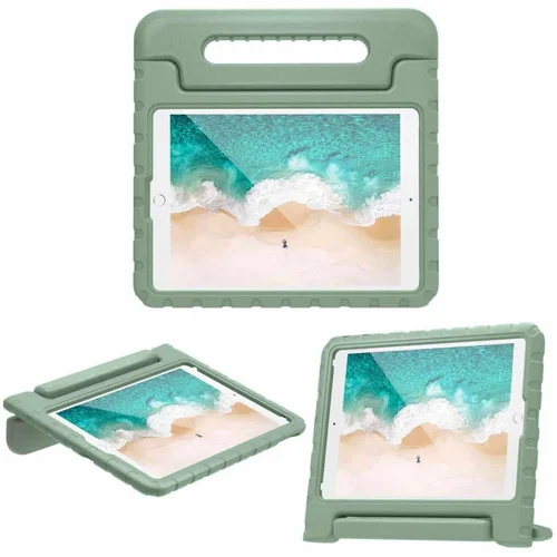 Accezz Kidsproof Backcover met handvat iPad 10.2 (2019 / 2020 / 2021) – Olijfgroen