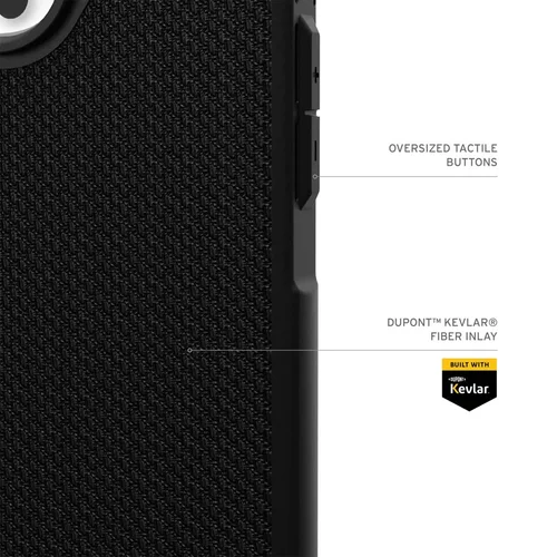 UAG Metropolis LT MagSafe Backcover Apple iPhone 16 Pro Max - Kevlar Black