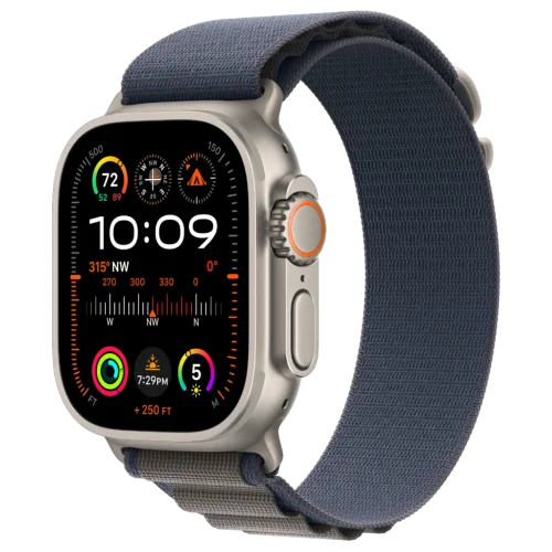 Apple Watch Ultra 2 49mm - Alpine Band Blauw - A Grade Apple Watch Ultra 2 49mm - Alpine Band Blauw - A Grade
