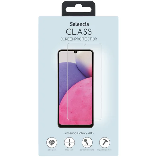 Selencia Gehard Glas Screenprotector Samsung Galaxy A33 Selencia Gehard Glas Screenprotector Samsung Galaxy A33