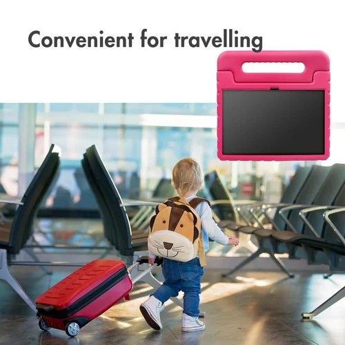 Accezz Kidsproof Backcover met handvat Samsung Galaxy Tab A9 Plus - Roze Accezz Kidsproof Backcover met handvat Samsung Galaxy Tab A9 Plus - Roze