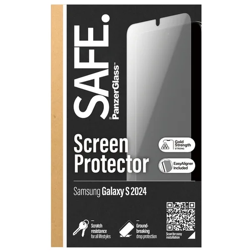 PanzerGlass SAFE Ultra-Wide Fit Screenprotector Refresh incl. applicator Samsung Galaxy S24