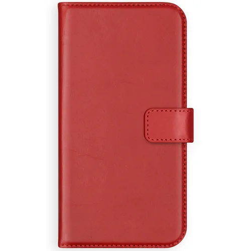 Selencia Echt Lederen Bookcase Samsung Galaxy S20 - Rood