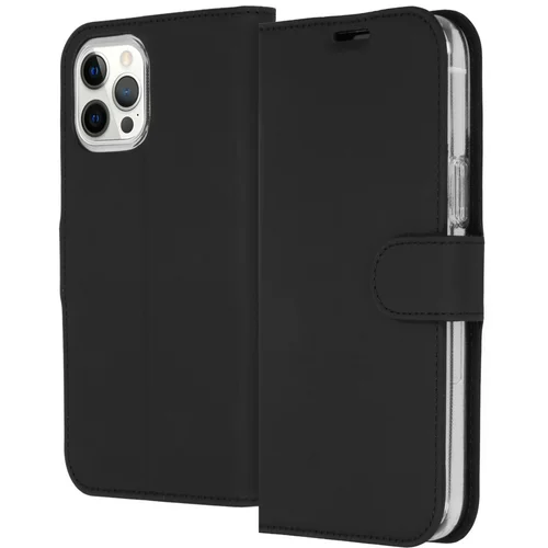 Accezz Wallet Softcase Bookcase iPhone 12 Pro Max - Zwart Accezz Wallet Softcase Bookcase iPhone 12 Pro Max - Zwart