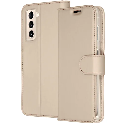 Accezz Wallet Softcase Bookcase Galaxy S21 Plus - Goud Accezz Wallet Softcase Bookcase Galaxy S21 Plus - Goud