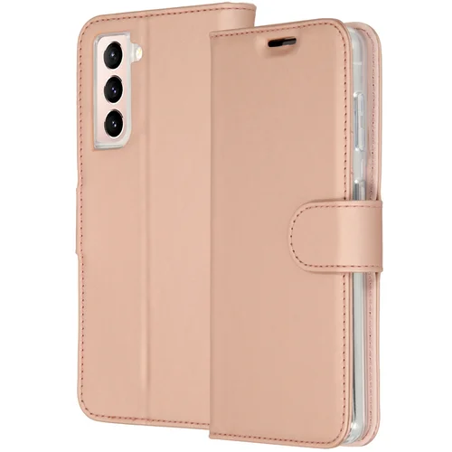 Accezz Wallet Softcase Bookcase Galaxy S21 Plus - Rosé Goud