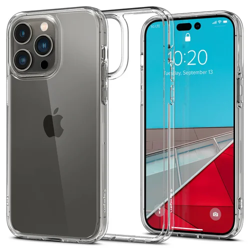 Spigen Ultra Hybrid Backcover Apple iPhone 14 Pro Max - Transparant Spigen Ultra Hybrid Backcover Apple iPhone 14 Pro Max - Transparant