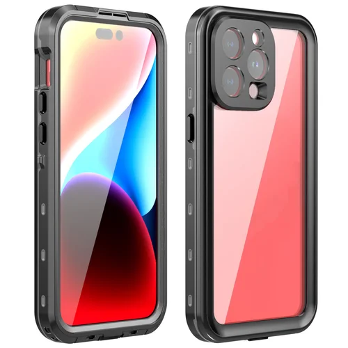 Redpepper Dot Plus Waterproof Backcover Apple iPhone 15 Pro Max - Zwart