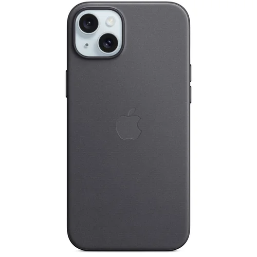 FineWoven Backcover MagSafe Apple iPhone 15 Plus - Zwart