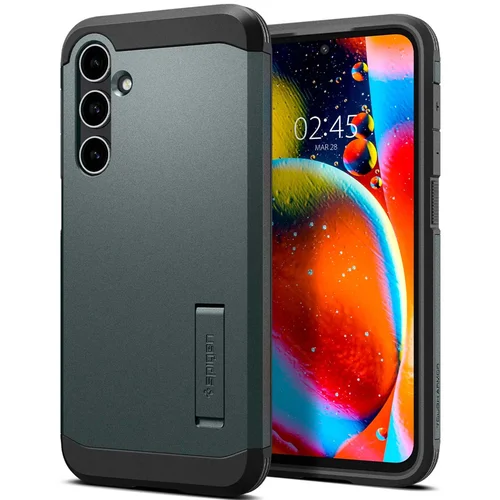 Spigen Tough Armor Backcover Samsung Galaxy S23 FE - Groen Spigen Tough Armor Backcover Samsung Galaxy S23 FE - Groen