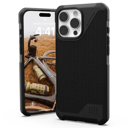UAG Metropolis LT MagSafe Backcover Apple iPhone 16 Pro Max - Kevlar Black