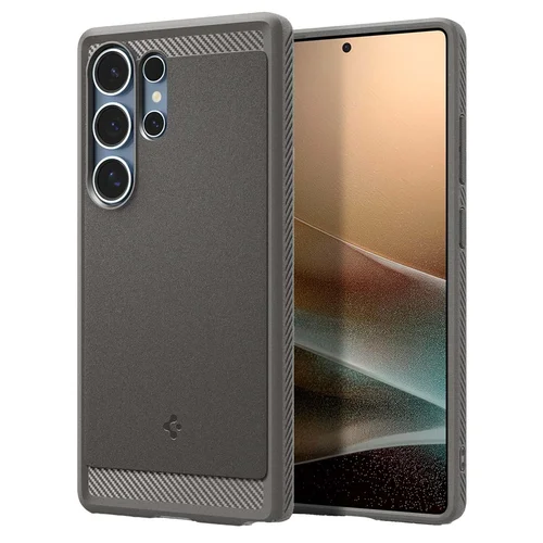 Spigen Rugged Armor Backcover MagSafe Samsung Galaxy S25 Ultra - Marble Gray Spigen Rugged Armor Backcover MagSafe Samsung Galaxy S25 Ultra - Marble Gray