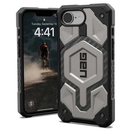 UAG Monarch Backcover Apple iPhone 16e - Titanium UAG Monarch Backcover Apple iPhone 16e - Titanium