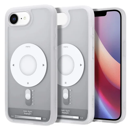 Spigen Ultra Hybrid Backcover MagSafe Apple iPhone 16e - Classic Silver Spigen Ultra Hybrid Backcover MagSafe Apple iPhone 16e - Classic Silver