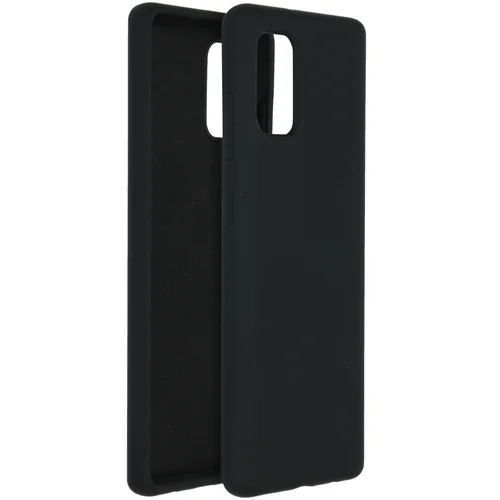 Accezz Liquid Silicone Backcover Samsung Galaxy A41 - Zwart