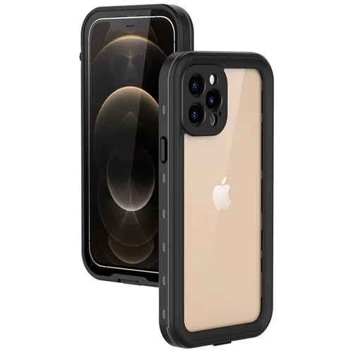 Redpepper Dot Plus Waterproof Backcover Apple iPhone 12 Pro - Zwart