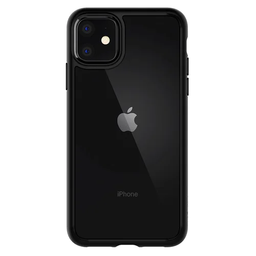 Spigen Ultra Hybrid Backcover Apple iPhone 11 - Zwart Spigen Ultra Hybrid Backcover Apple iPhone 11 - Zwart