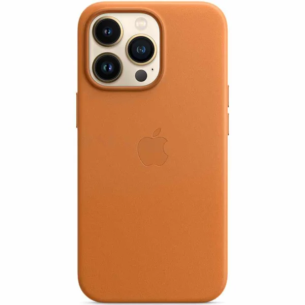 Leather Backcover MagSafe Apple iPhone 13 Pro Max - Golden Brown
