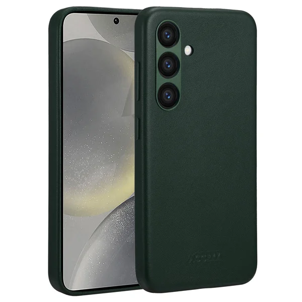 Accezz MagSafe Leather Backcover Samsung Galaxy S24 - Cedar Green Accezz MagSafe Leather Backcover Samsung Galaxy S24 - Cedar Green