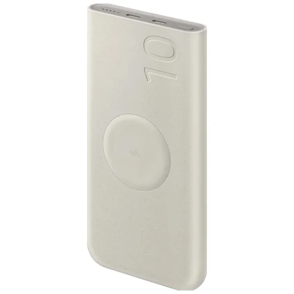 Samsung Galaxy Battery Pack 10.000 mAh - Draadloze powerbank 25W - 2x USB-C - Beige