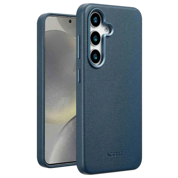 Accezz MagSafe Leather Backcover Samsung Galaxy S25 Plus - Nightfall Blue Accezz MagSafe Leather Backcover Samsung Galaxy S25 Plus - Nightfall Blue