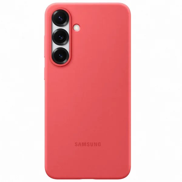 Originele Silicone Backcover Samsung Galaxy S25 Plus - Peach
