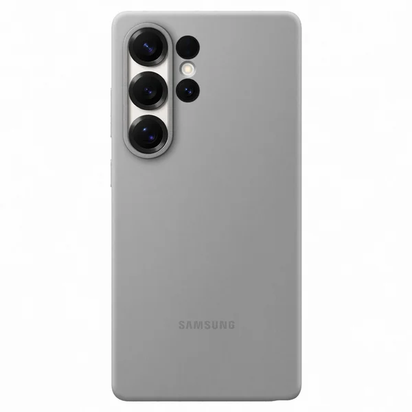Originele Silicone Backcover Samsung Galaxy S25 Ultra - Grijs