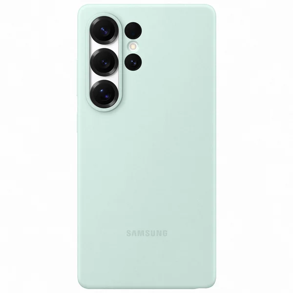 Originele Silicone Backcover Samsung Galaxy S25 Ultra - Mint