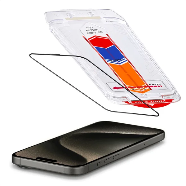 Accezz Gehard Glas Screenprotector + Applicator Apple iPhone 15 Pro Accezz Gehard Glas Screenprotector + Applicator Apple iPhone 15 Pro