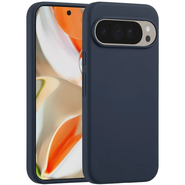 Accezz Liquid Silicone Backcover Google Pixel 10 Pro XL - Donkerblauw Accezz Liquid Silicone Backcover Google Pixel 10 Pro XL - Donkerblauw