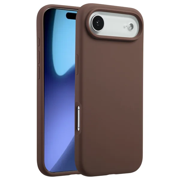 Accezz Liquid Silicone Backcover met MagSafe Apple iPhone Air - New Tea Brown