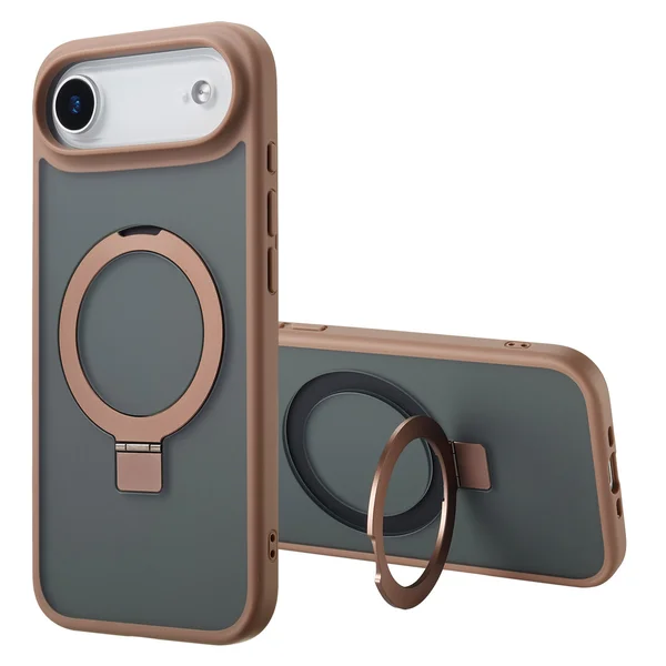 Accezz Ring Stand Backcover met MagSafe Apple iPhone Air - Bruin