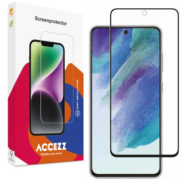 Accezz Gehard Glas Full Cover Screenprotector Samsung Galaxy S21 FE