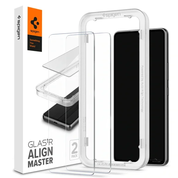 Spigen GLAStR EZ Fit Screenprotector 2 Pack + Applicator Samsung Galaxy A53